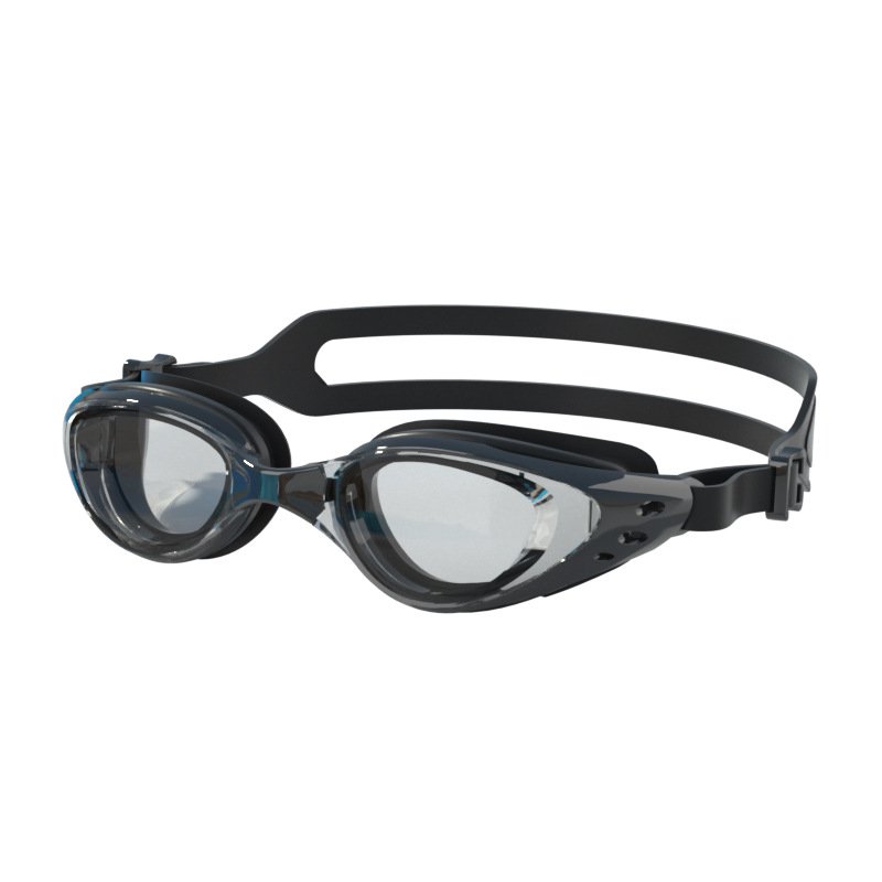 Swimming Goggles Anti Fog - نظارات سباحة رياضية لتصحيح قصر النظر،