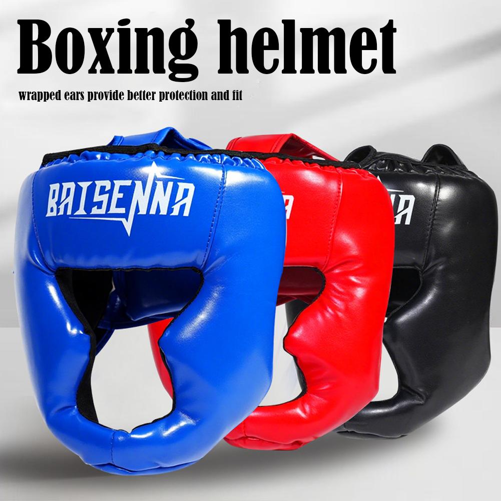 Sports Equipment For Kids - خوذة ملاكمة للكبار والأطفال، معدات مواي