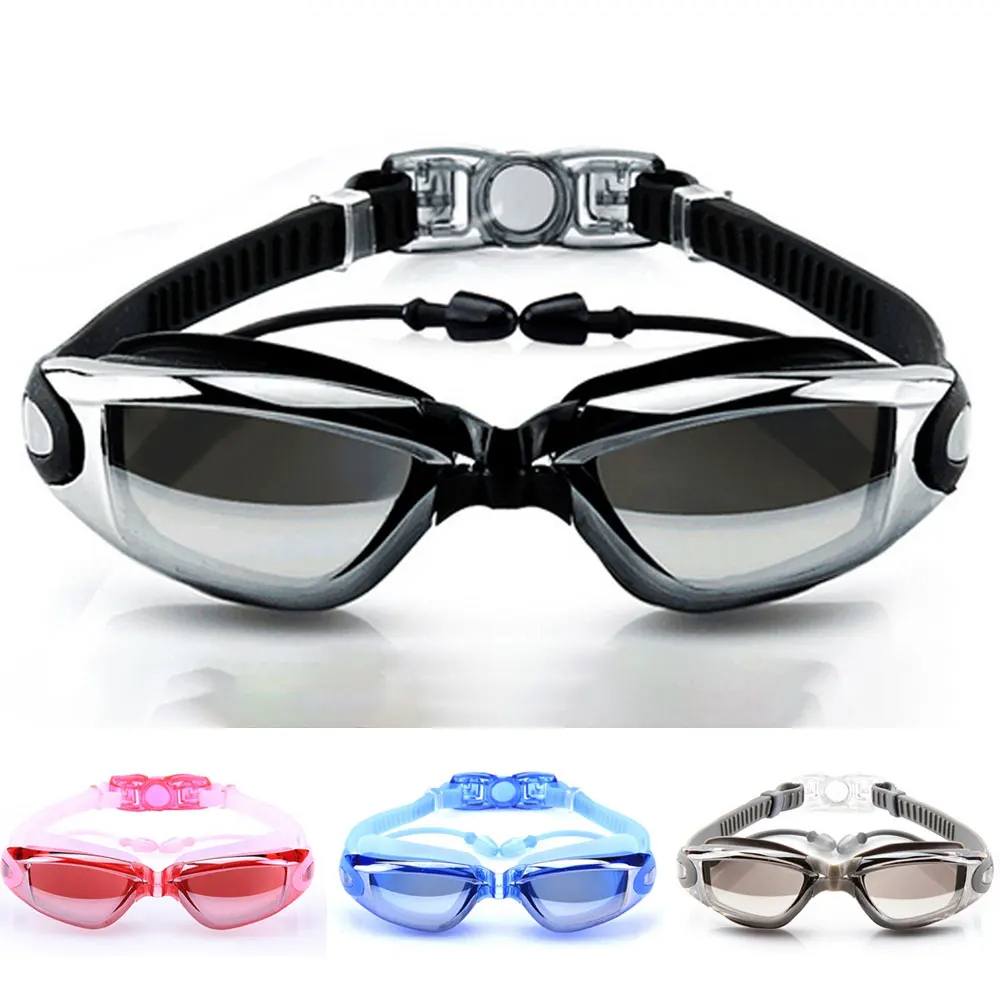 Swimming Goggles Anti Fog - نظارات السباحة للكبار نظارات حمام السباحة