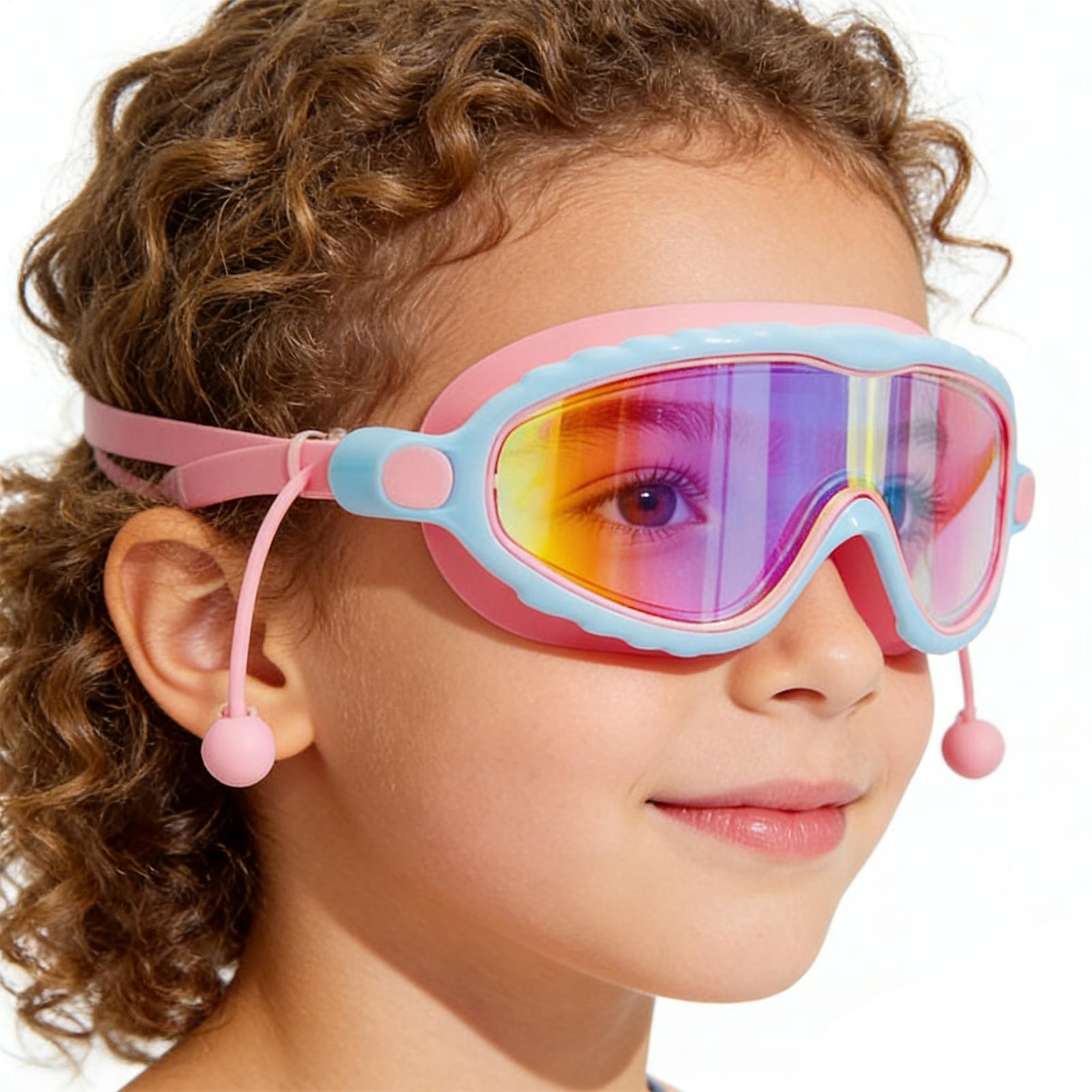 Swimming Goggles Anti Fog - نظارات سباحة للأطفال مضادة للضباب وحماية