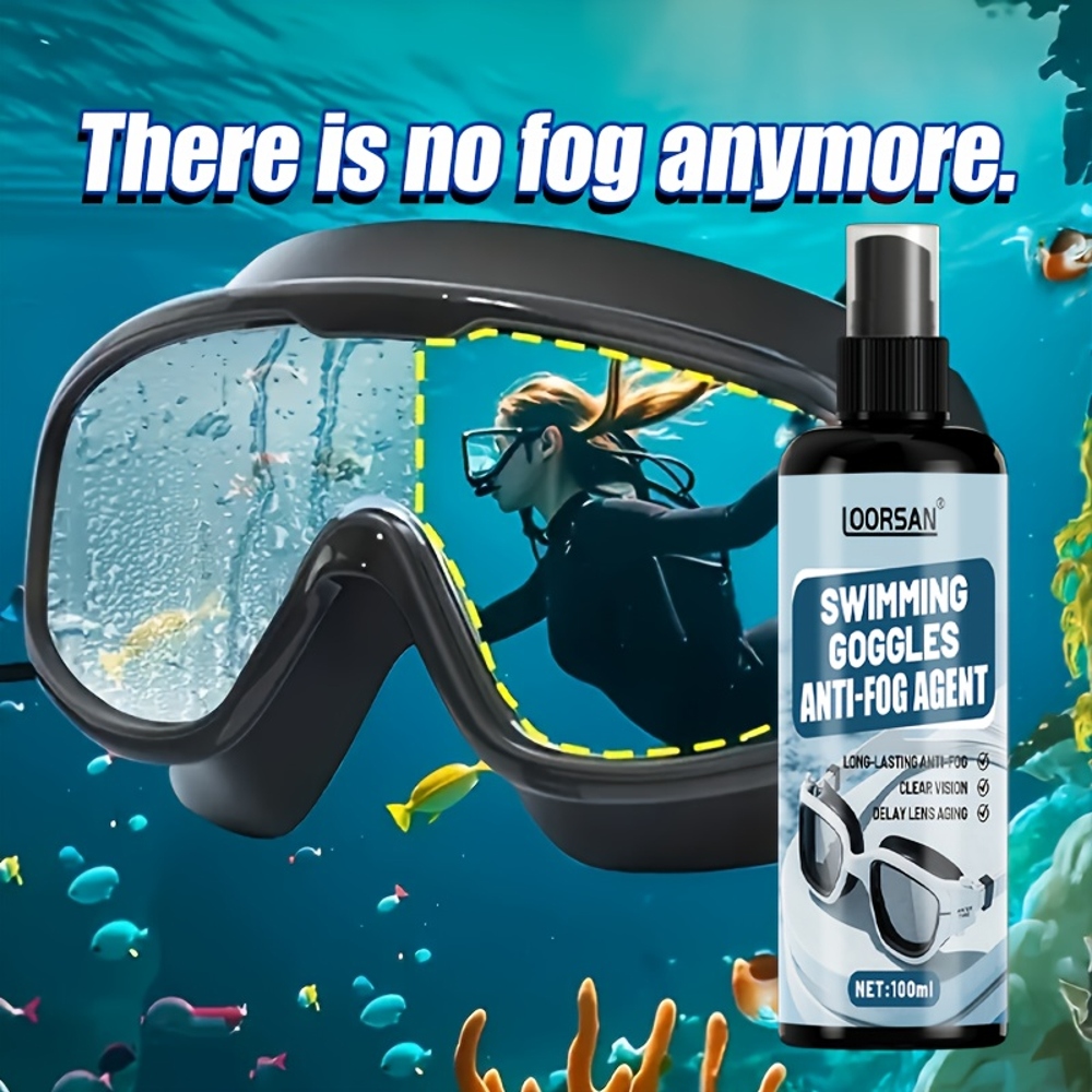 Swimming Goggles Anti Fog - بخاخ لورسان 100 مل مضاد للضباب