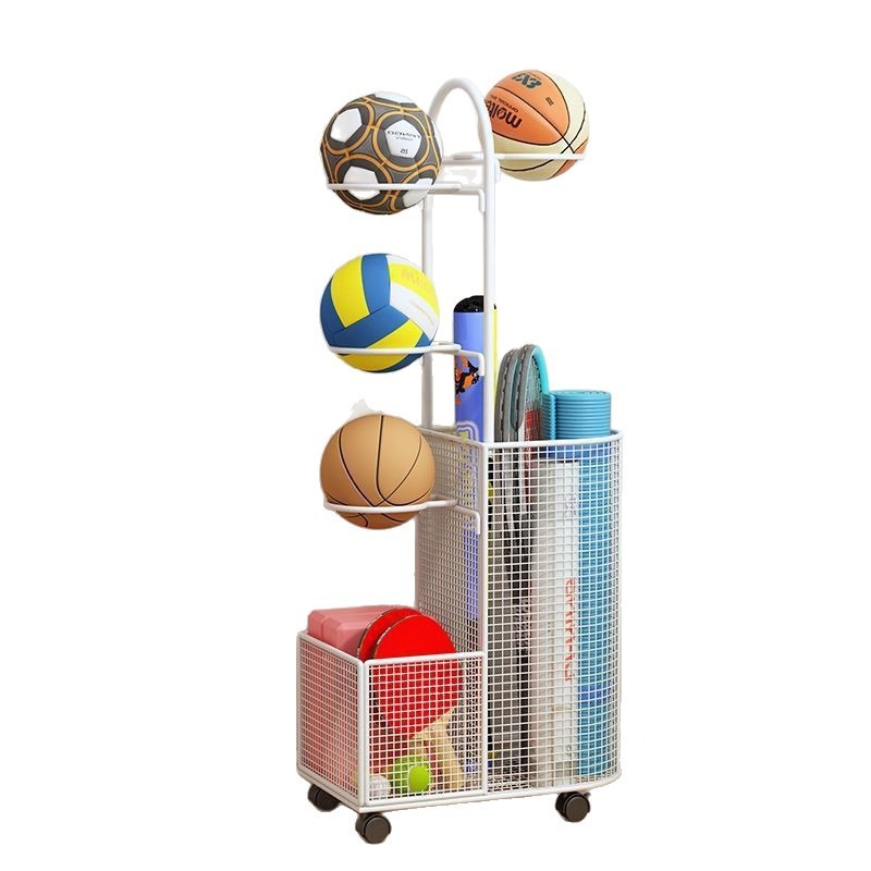 Sports Equipment Badminton - رف تخزين أدوات رياضية منزلية، لتخزين