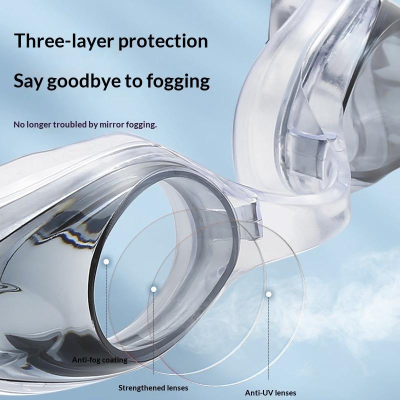 نظارة سباحة سيليكون عالية الدق - مراجعة Swimming Goggles Anti Fog وسعره
