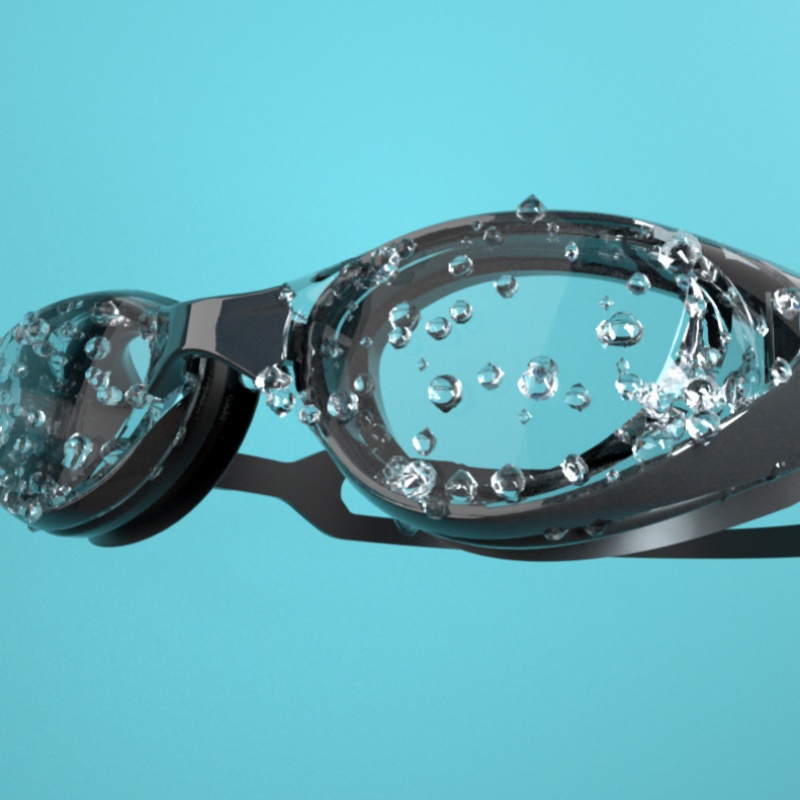 نظارات سباحة رياضية لتصحيح قصر - مراجعة Swimming Goggles Anti Fog وسعره