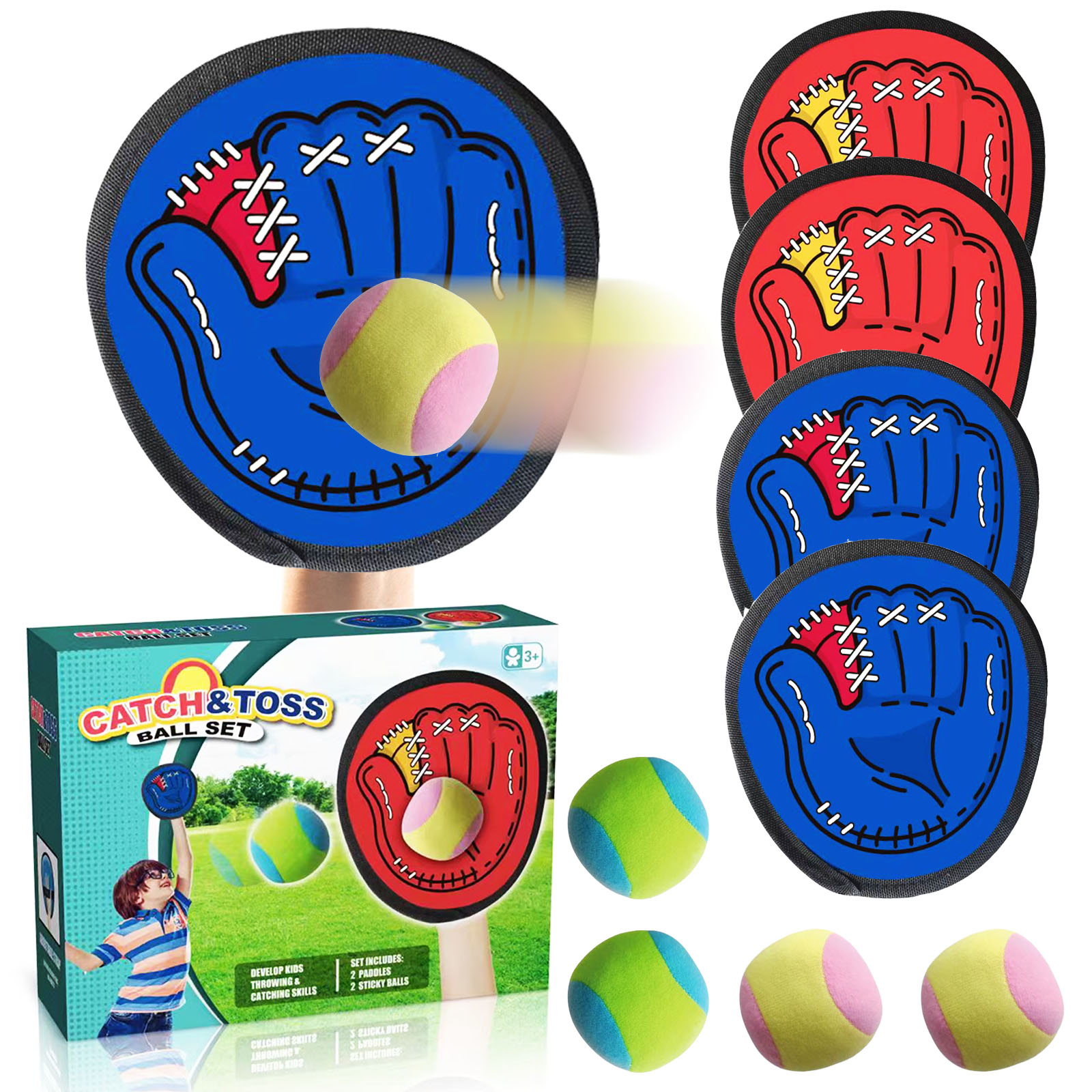 4 مجموعة أطفال مصاصة لزجة الكر - مراجعة Sports Equipment For Kids وسعره