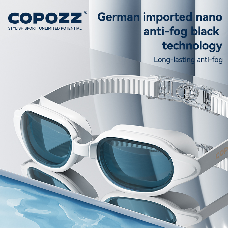 COPOZZ قصر النظر نظارات السباح - مراجعة Swimming Goggles Anti Fog وسعره