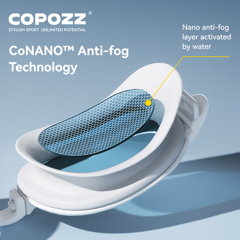 COPOZZ قصر النظر نظارات السباح - مراجعة Swimming Goggles Anti Fog وسعره