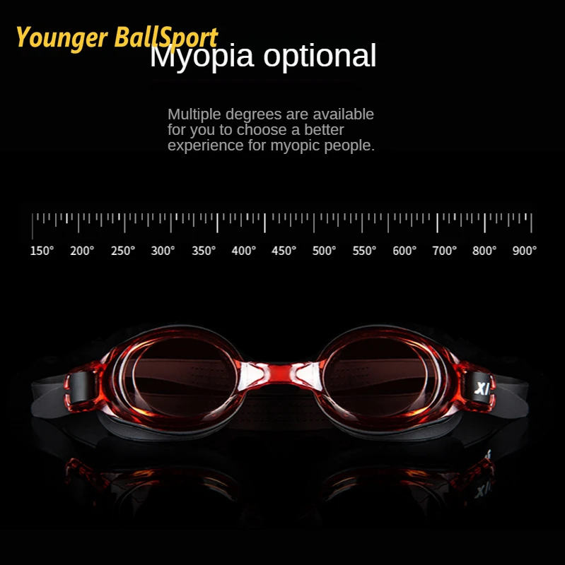 قصر النظر نظارات السباحة للنسا - مراجعة Swimming Goggles Anti Fog وسعره