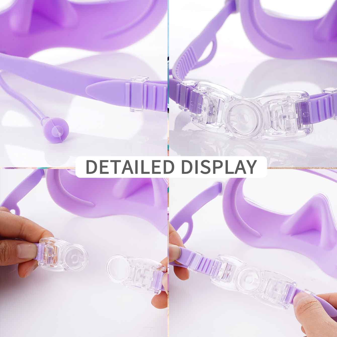 نظارات سباحة للأطفال عالية الو - مراجعة Swimming Goggles Anti Fog وسعره