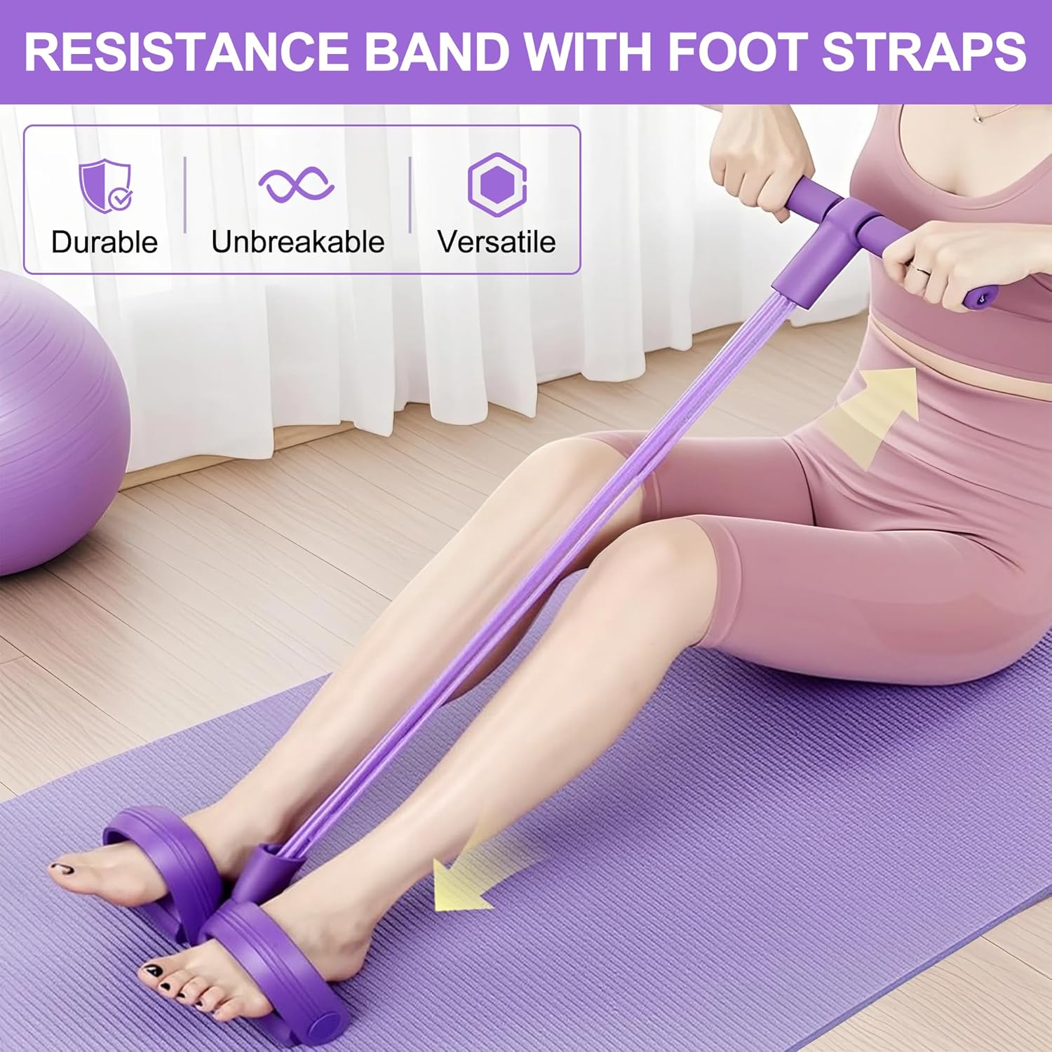 حبل مقاومة متعدد الوظائف بأربع - مراجعة Sports Equipment Nearby وسعره