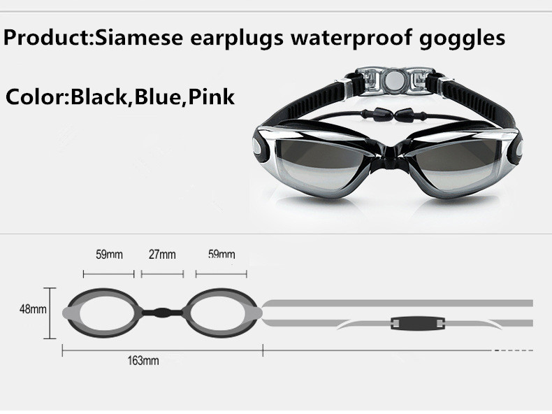 نظارات السباحة للكبار نظارات ح - مراجعة Swimming Goggles Anti Fog وسعره
