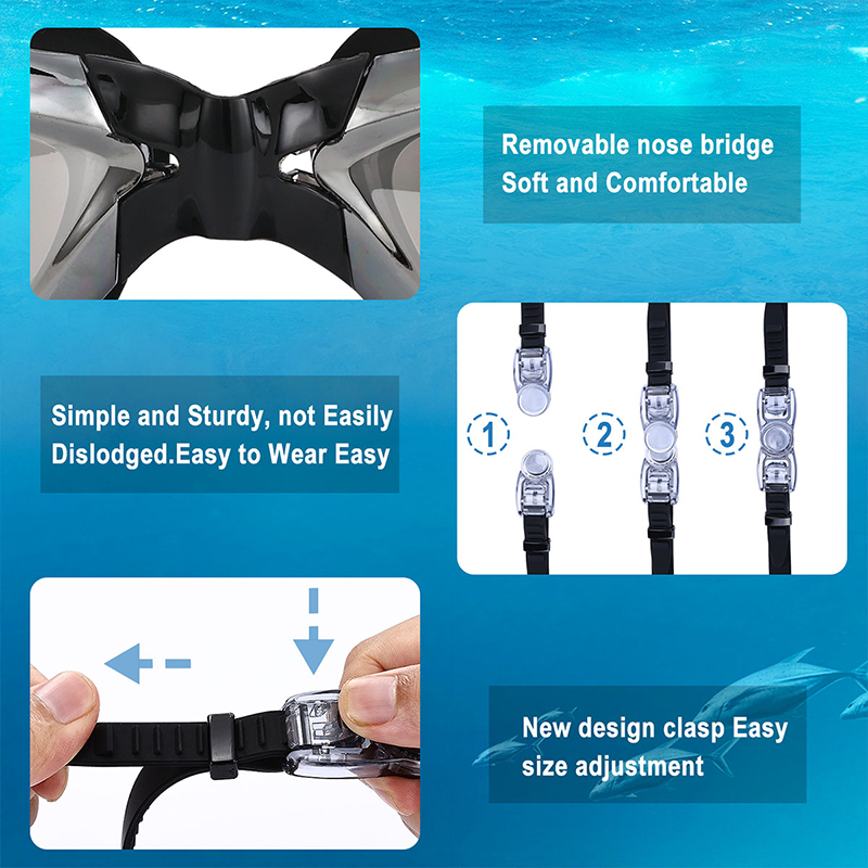 نظارات السباحة نظارات السباحة  - مراجعة Swimming Goggles Anti Fog وسعره