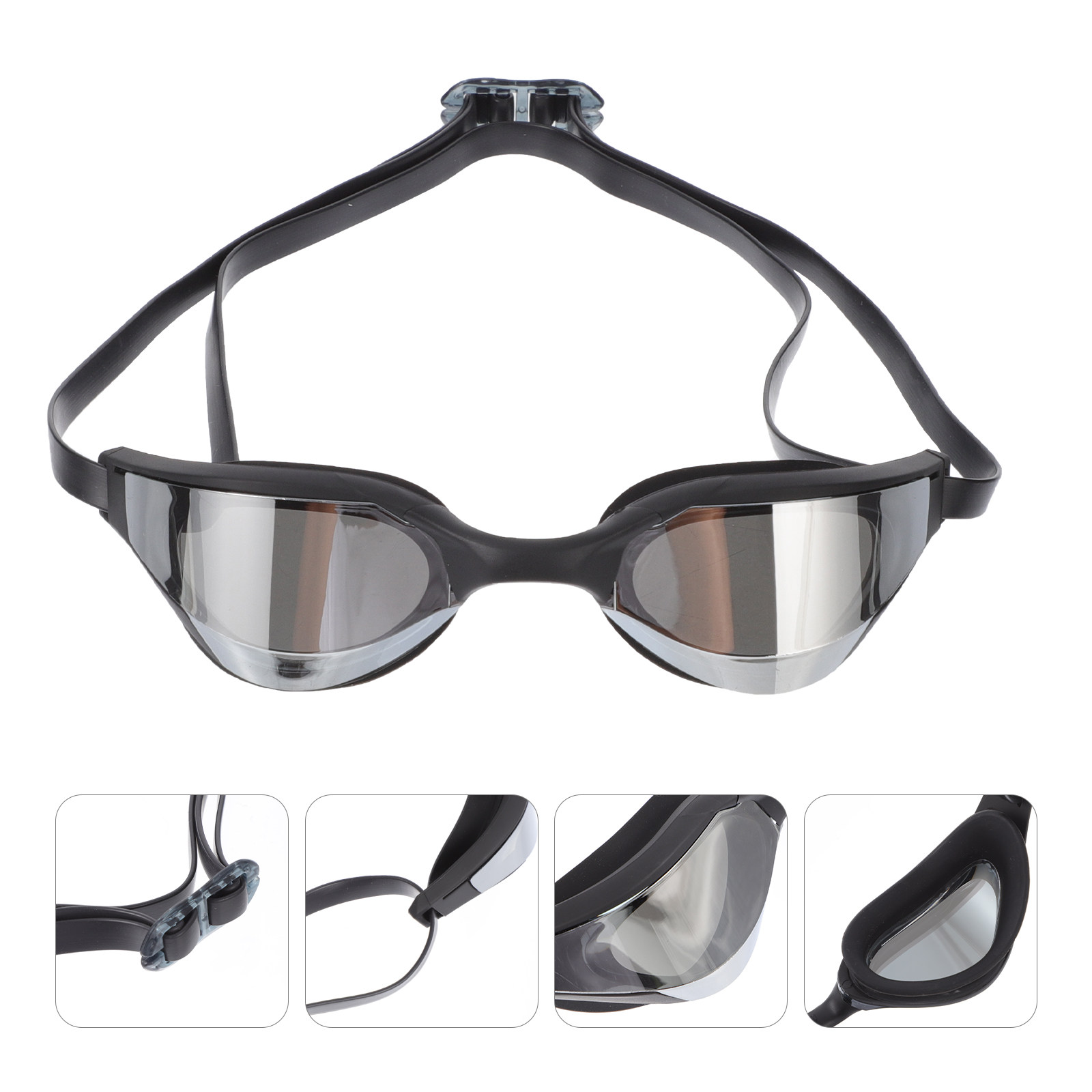 زوج واحد من نظارات السباحة الم - مراجعة Swimming Goggles Anti Fog وسعره