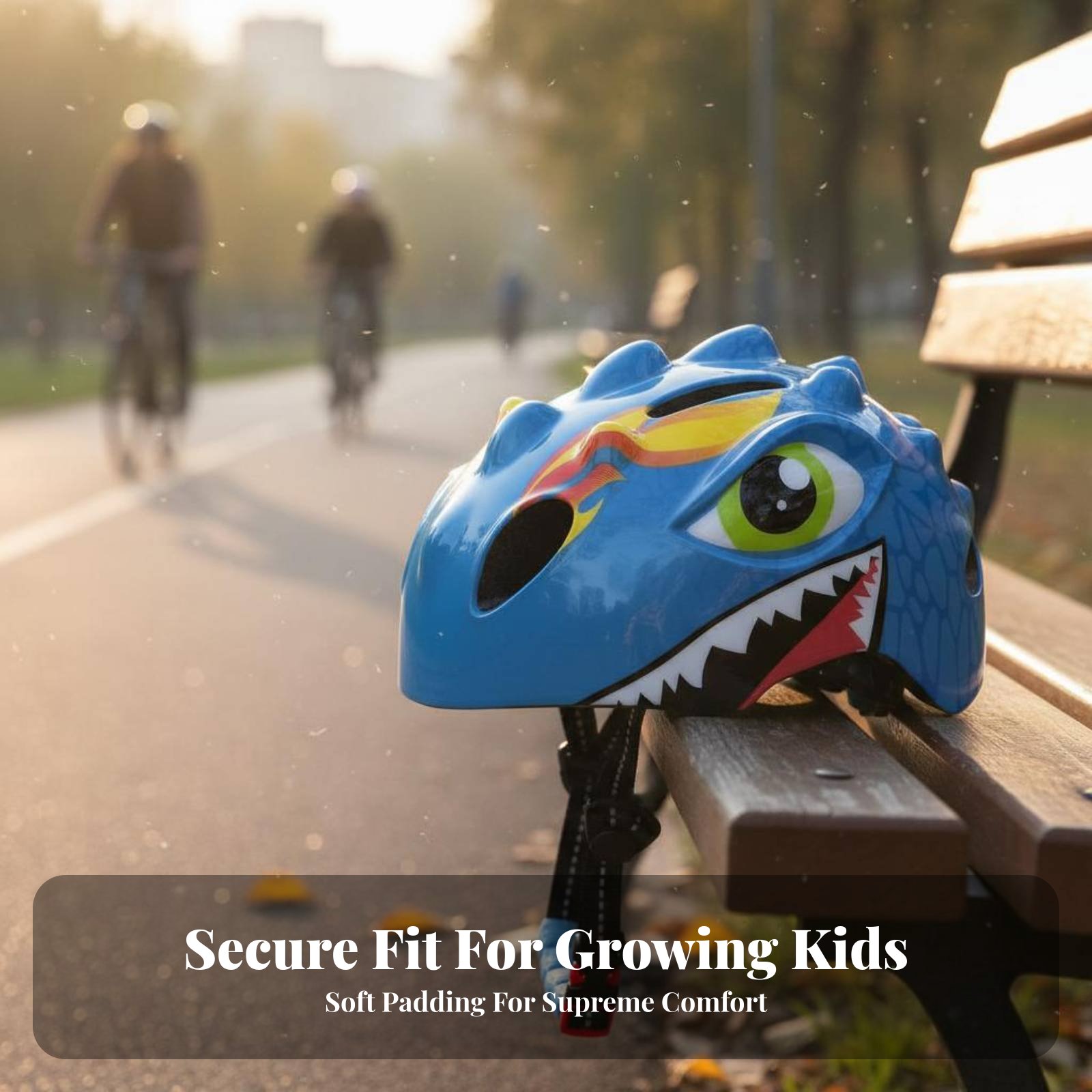 خوذة دراجة للأطفال بتصميم دينا - مراجعة Sports Equipment For Kids وسعره