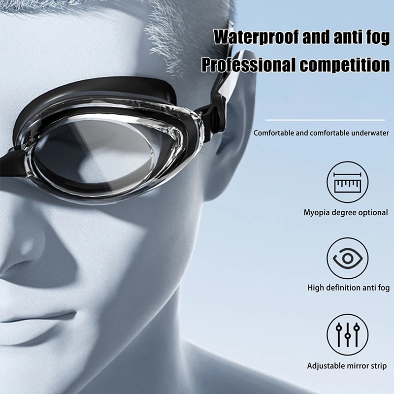 نظارات سباحة احترافية للبالغين - مراجعة Swimming Goggles Anti Fog وسعره
