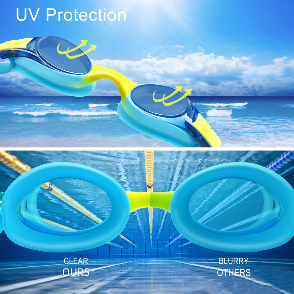 نظارات السباحة للأطفال الشباب  - مراجعة Swimming Goggles Anti Fog وسعره