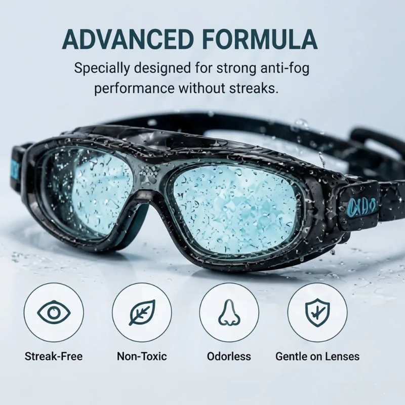 بخاخ منظف عدسات طويل الأمد مضا - مراجعة Swimming Goggles Anti Fog وسعره