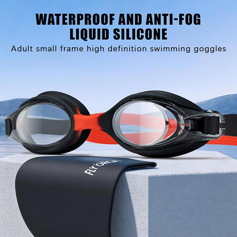 نظارات سباحة سيليكون صغيرة الح - مراجعة Swimming Goggles Anti Fog وسعره